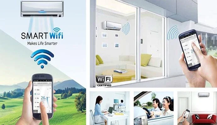 Tiện ích điều khiển máy lạnh bằng điện thoại