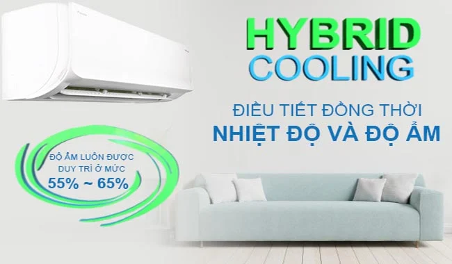 Chế độ tự điều chỉnh độ ẩm tránh bị khô da