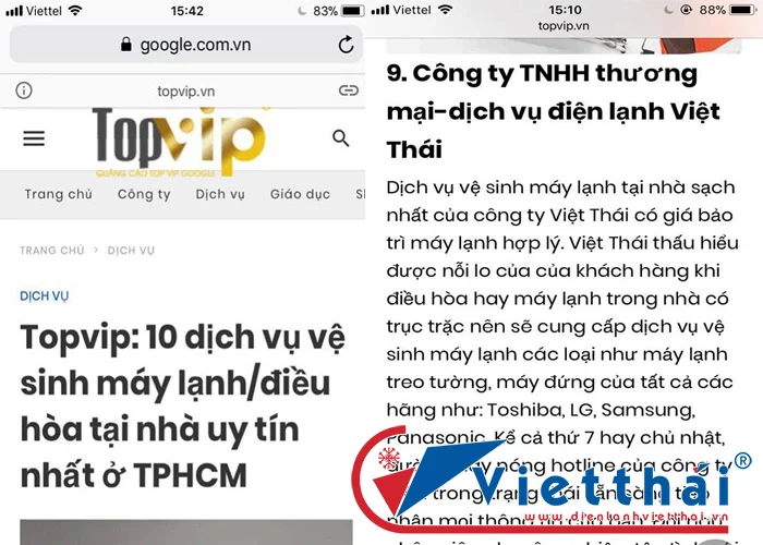 top 10 địa chỉ vệ sinh máy lạnh uy tín nhất tphcm
