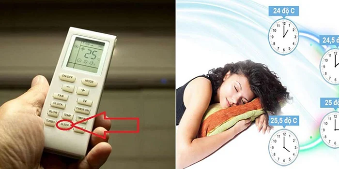 Sử dụng chế độ ngủ đêm sleep giúp tiết kiệm điện và tốt cho sức khỏe