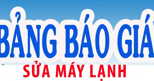 Bảng giá sửa máy lạnh và thay thế linh kiện