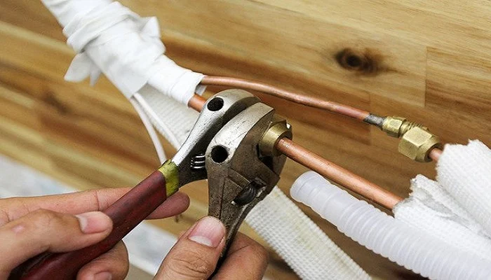 Kết nối ống đồng chắc chắn tránh xì gas