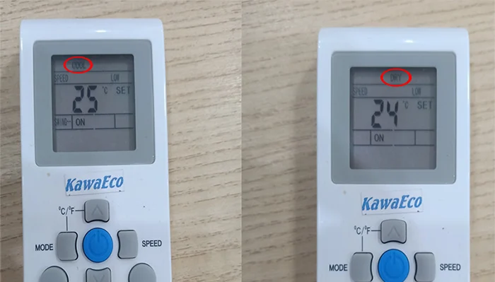 Tùy thời tiết mở đúng chế độ giúp máy tiết kiệm điện