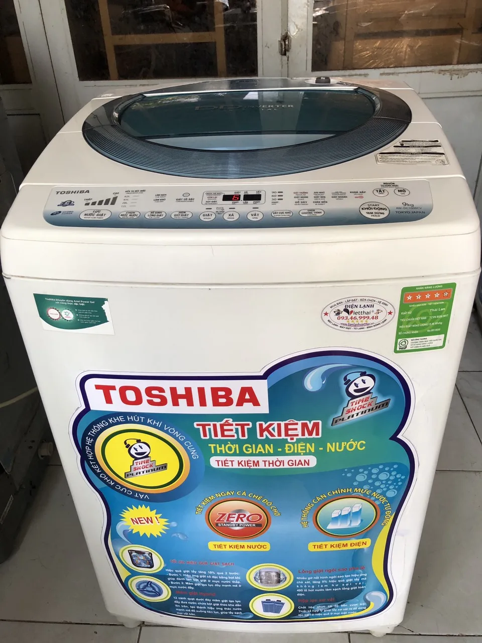 Máy Giặt Toshiba 9Kg Inverter AW-D1000CV