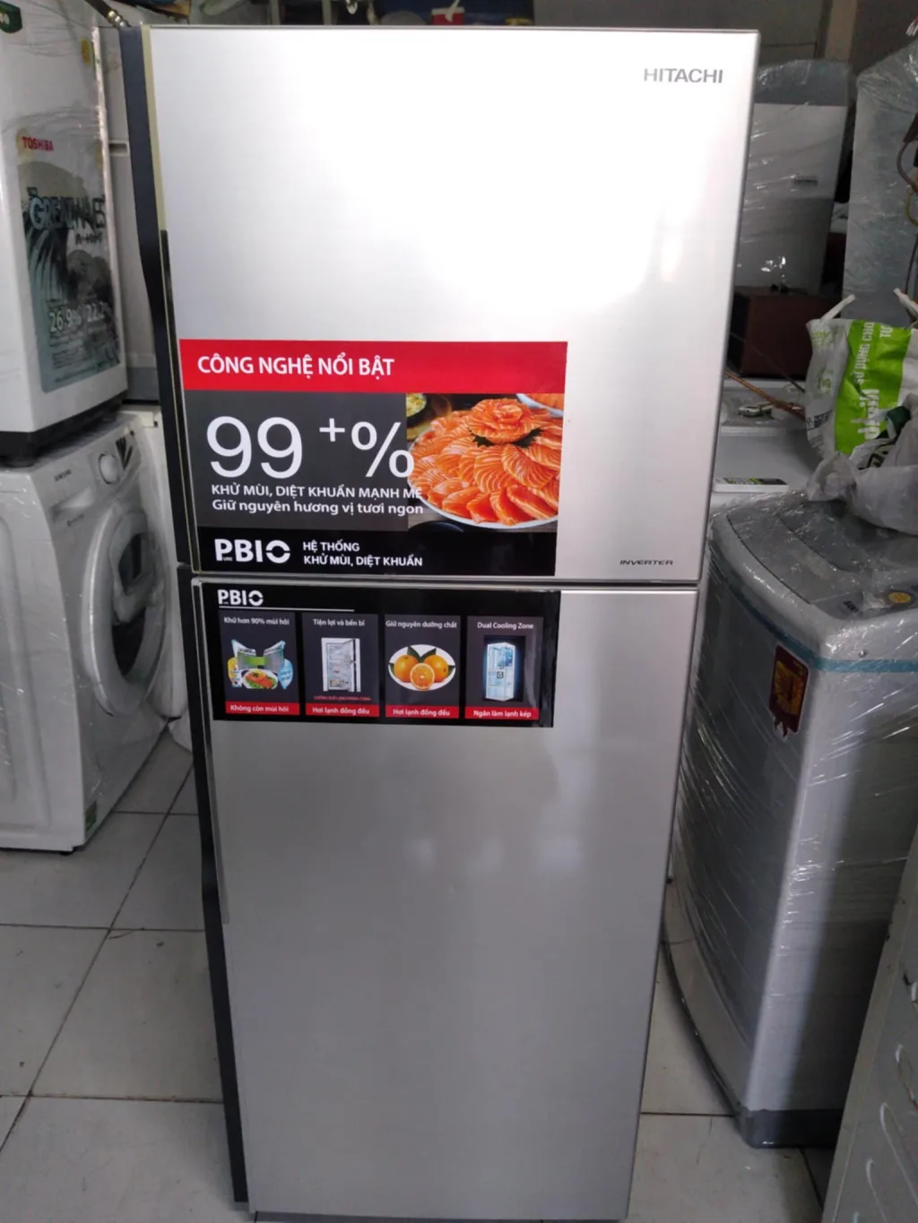 Tủ Lạnh Hitachi Inverter 203 L Nguyên Zin
