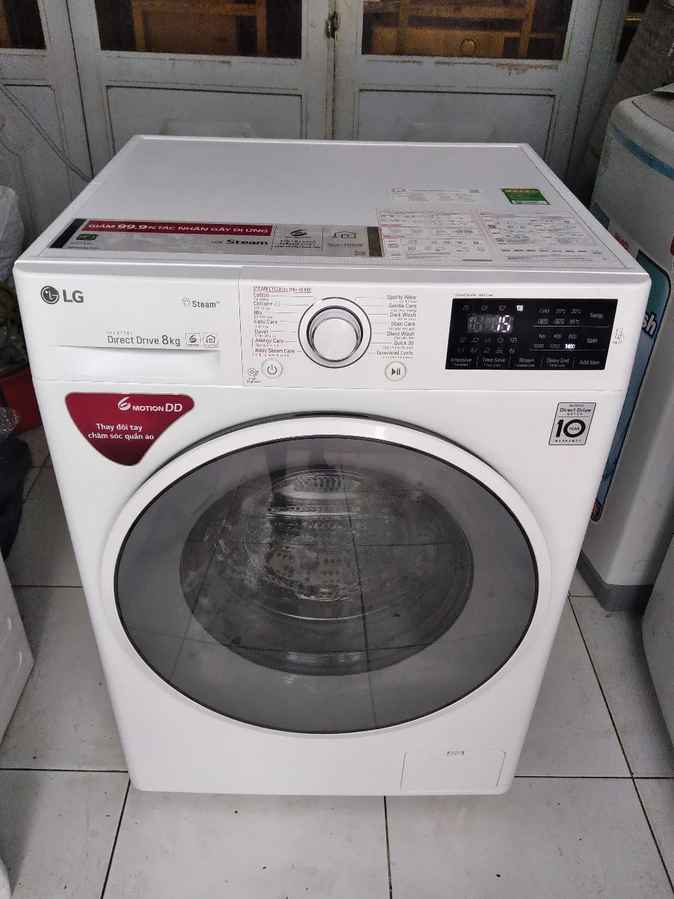 Máy Giặt  Inverter 8Kg Mới 90%