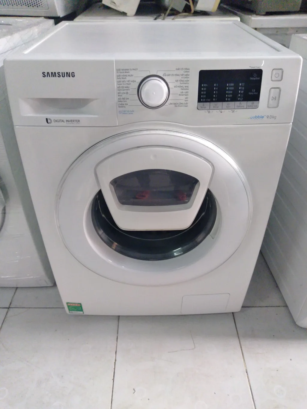 Máy Giặt Samsung Inverter 9Kg Cửa Phụ