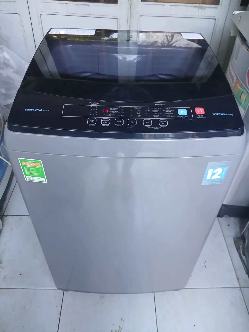 Máy Giặt Casper Inverter 9,5 kg Mới 95%