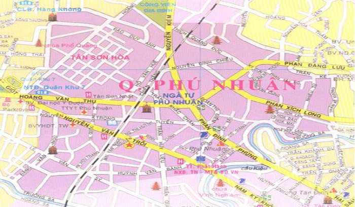 Bản đồ sửa máy giặt quận Phú Nhuận
